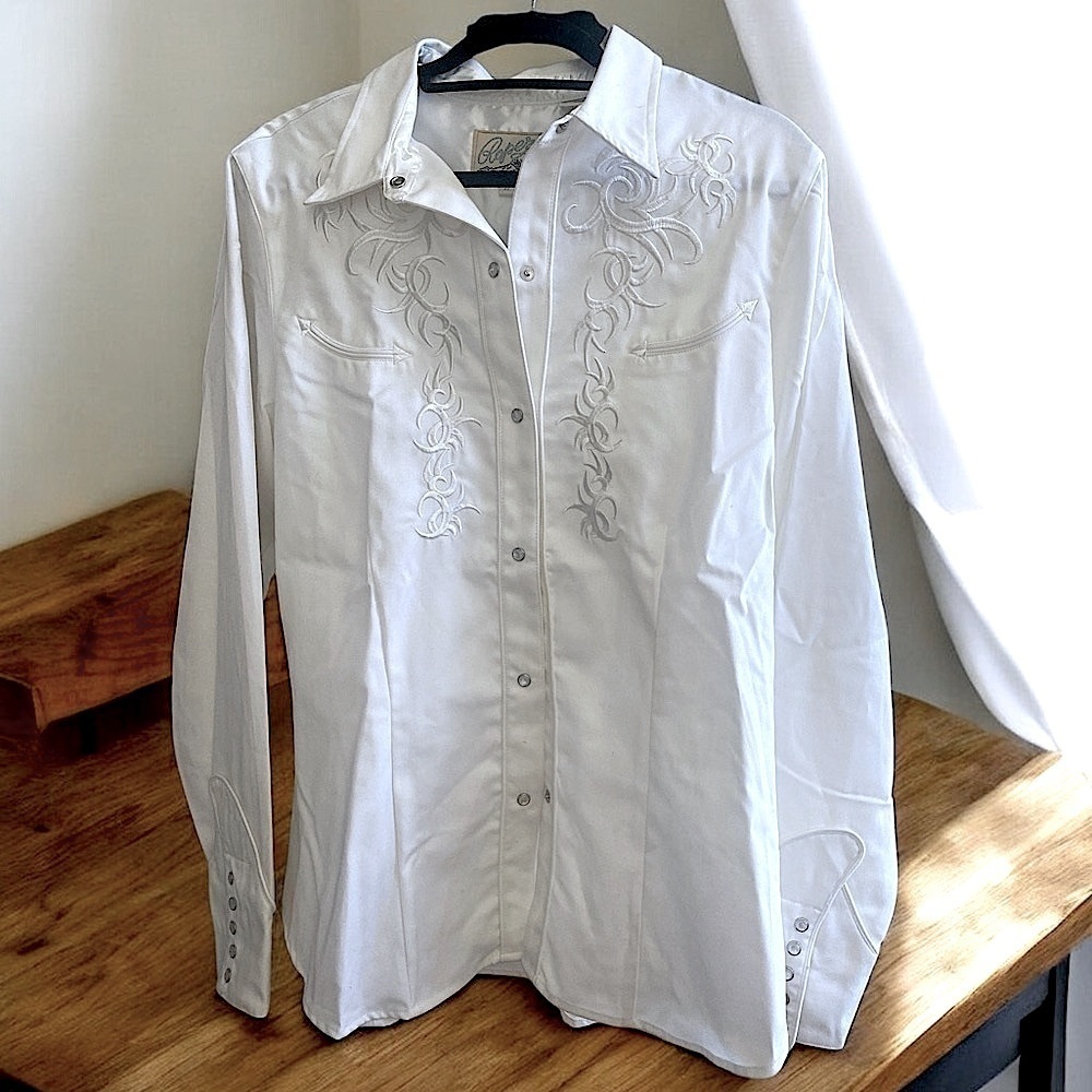 Vintage ROPER Tailored Western Shirt Pearl Snaps Closure & Cuffs